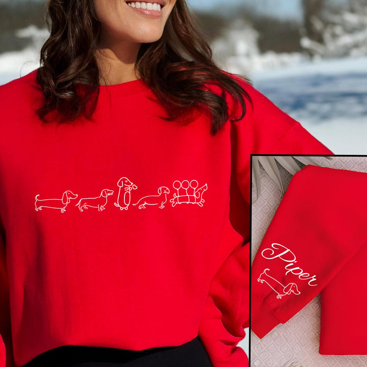 Personalized Dachshund Mom Sweatshirt