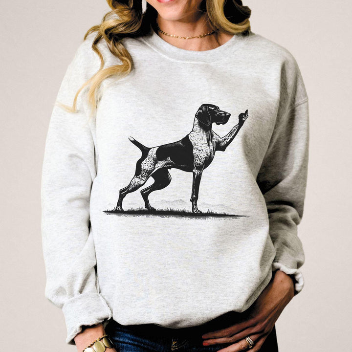 Rude Black Pointer  Sweatshirt