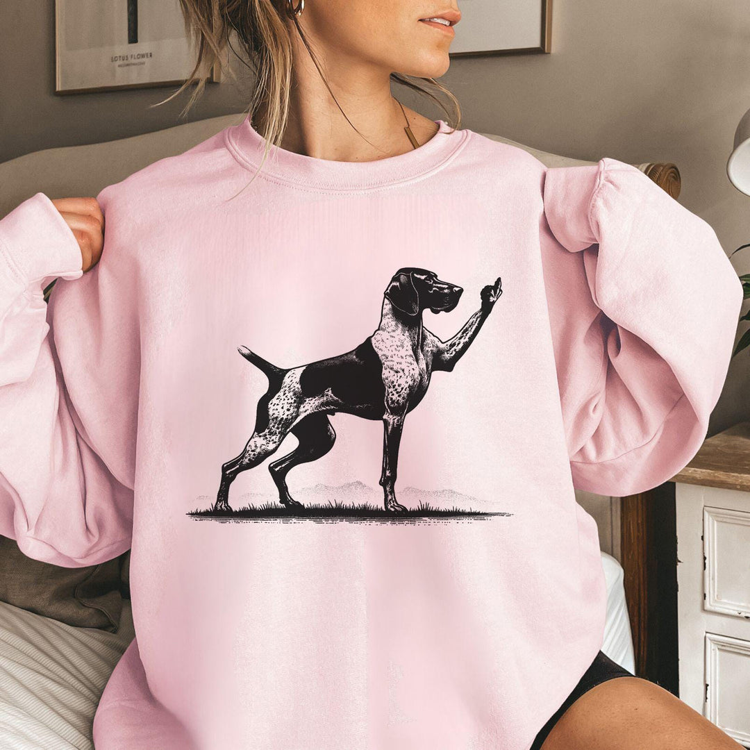 Rude Black Pointer  Sweatshirt