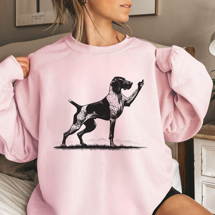 Rude Black Pointer  Sweatshirt