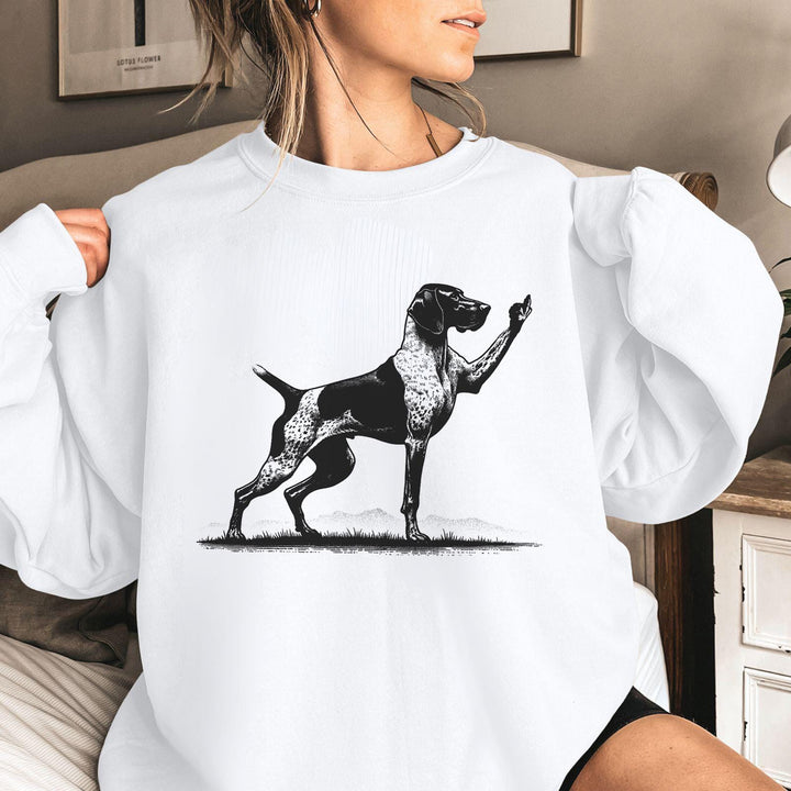 Rude Black Pointer  Sweatshirt