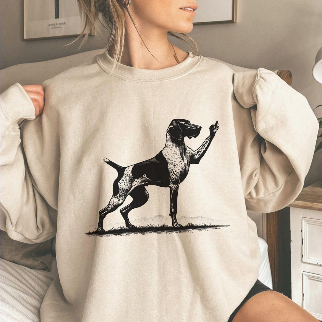 Rude Black Pointer  Sweatshirt