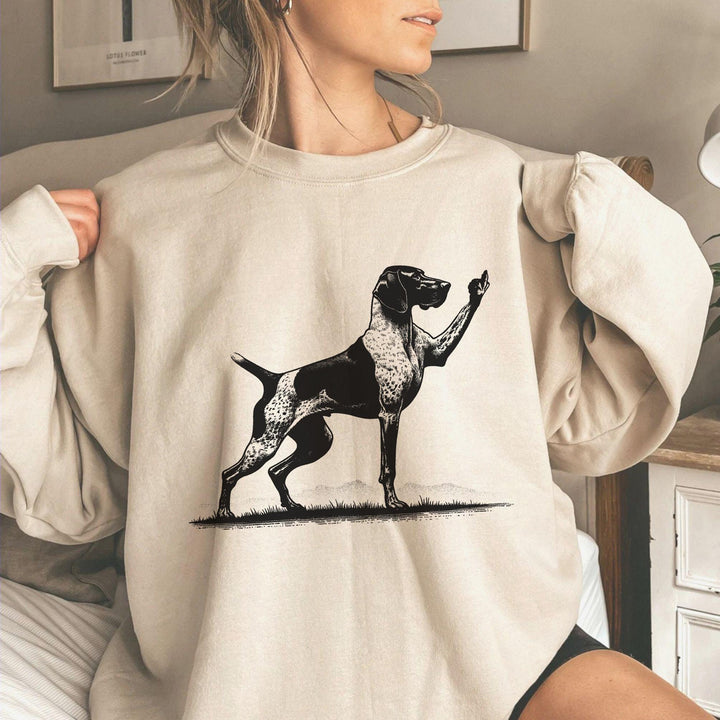 Rude Black Pointer  Sweatshirt