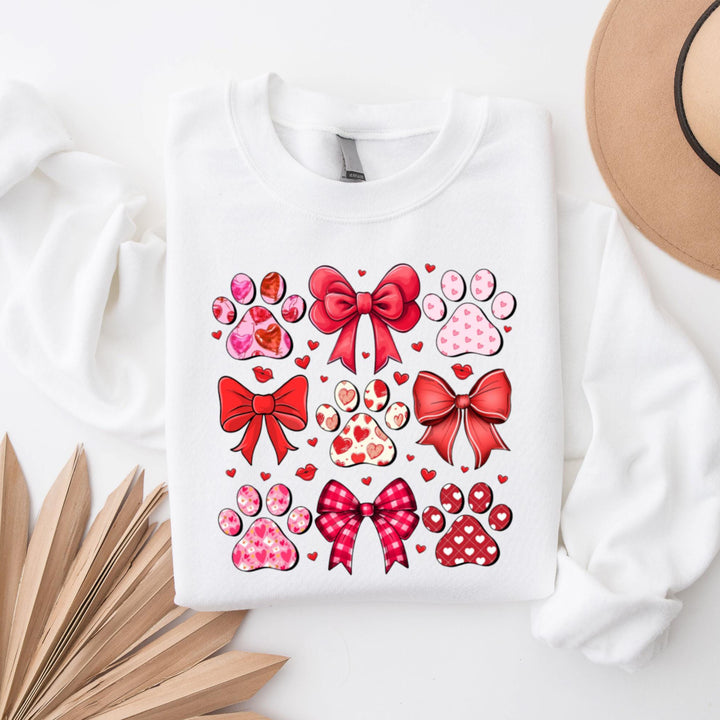Custom Dog Valentine Coquette Sweatshirt
