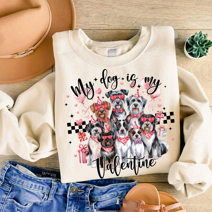 Dog Owner Valentines sweatshirt