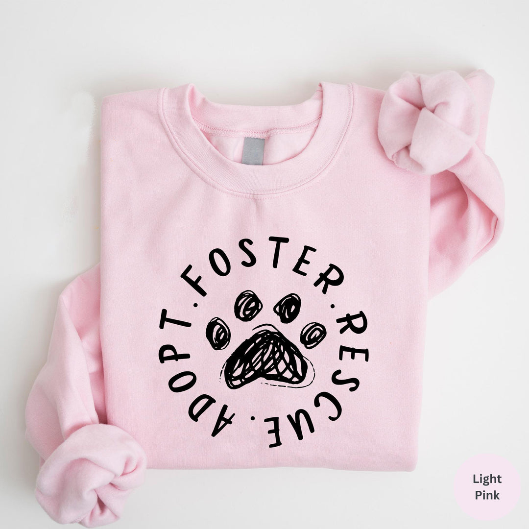 Foster Adopt Rescue Crewneck, Adopt Don't Shop Sweatshirt