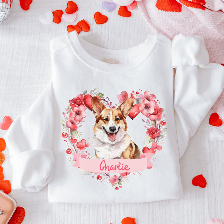 Custom Name Corgi Sweater