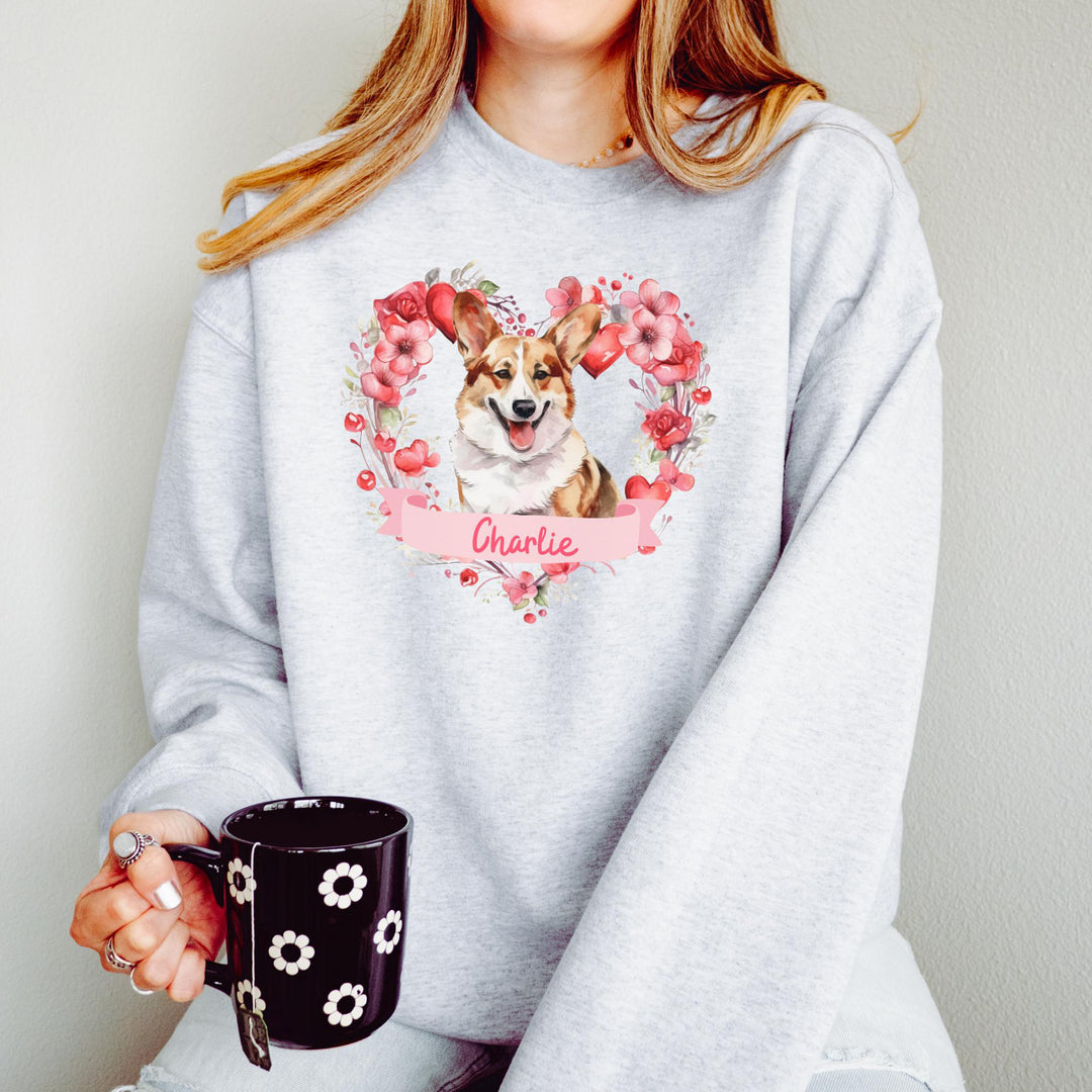 Custom Name Corgi Sweater