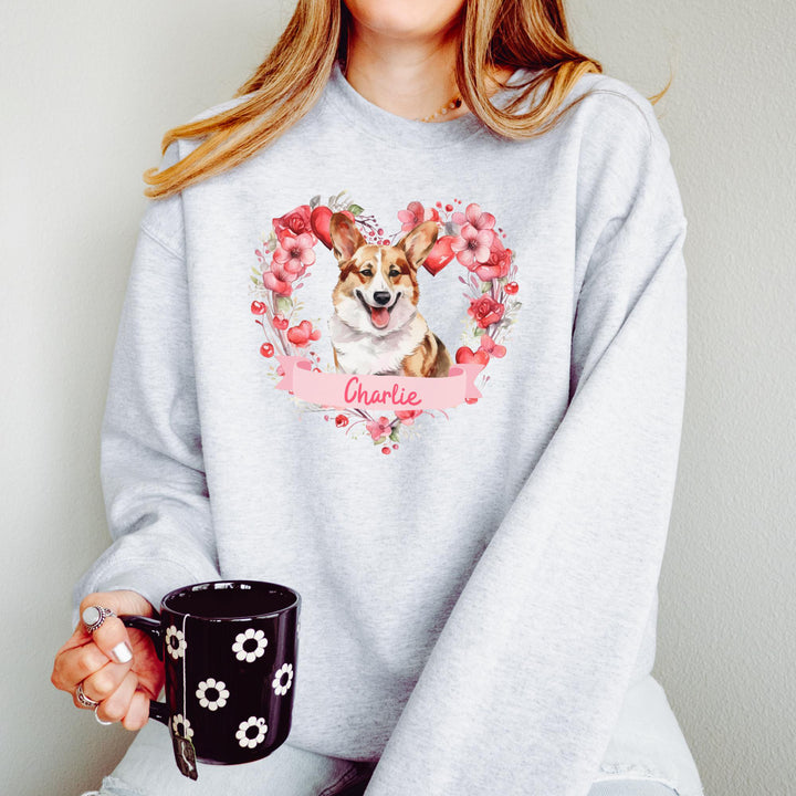 Custom Name Corgi Sweater