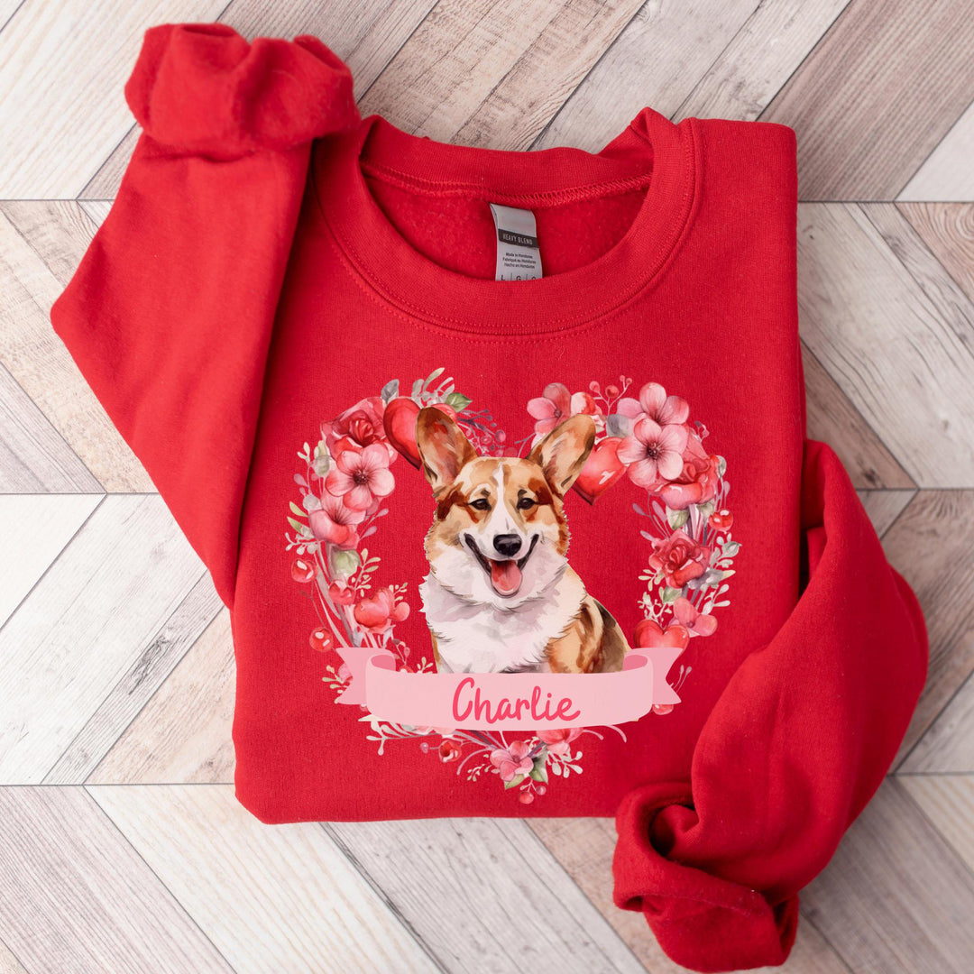 Custom Name Corgi Sweater