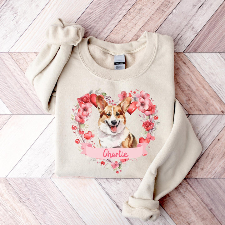 Custom Name Corgi Sweater