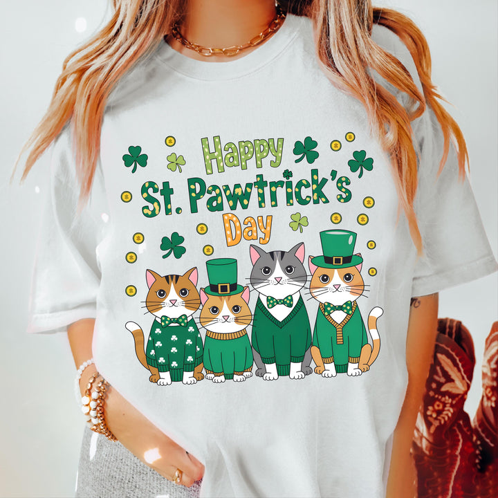 St. Patrick’s Day Cats Cute Irish  , Funny Cat  Sweatshirt
