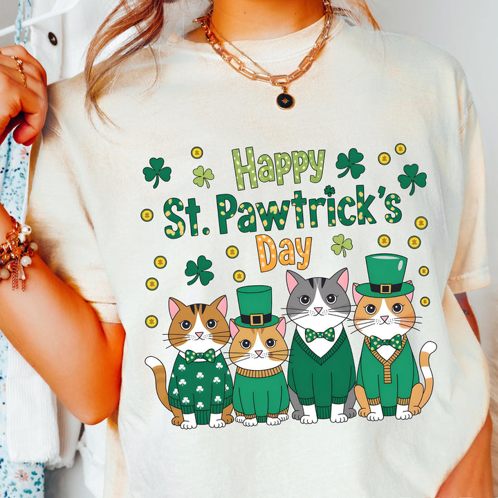 St. Patrick’s Day Cats Cute Irish  , Funny Cat  Sweatshirt