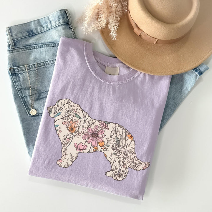 Personalized Dog Name, Wildflowers German Pointer Crewneck