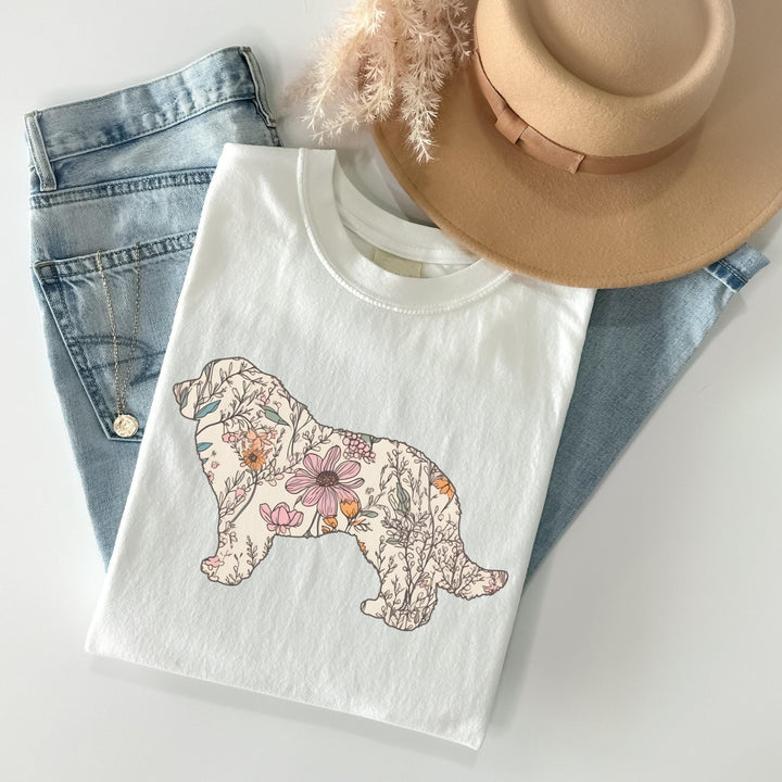 Personalized Dog Name, Wildflowers German Pointer Crewneck