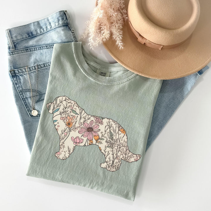 Personalized Dog Name, Wildflowers German Pointer Crewneck