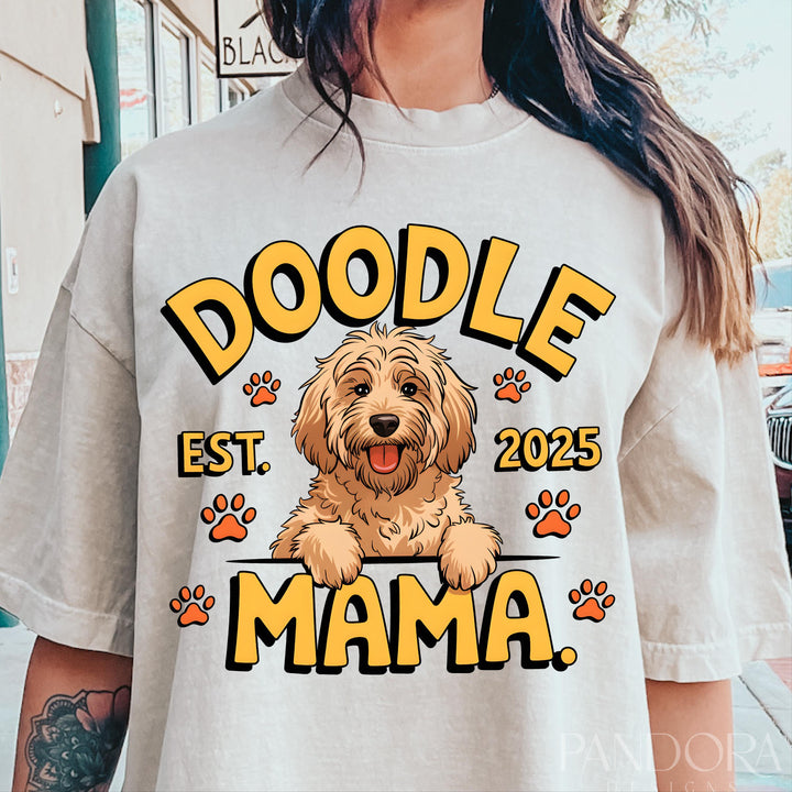 Doodle Mom Est. 2025 Design Sweatshirt