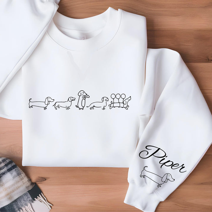 Personalized Dachshund Mom Sweatshirt