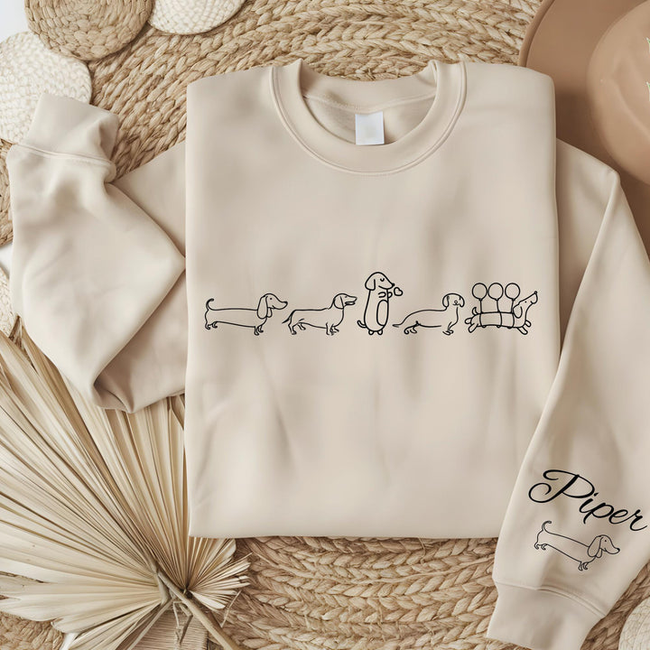 Personalized Dachshund Mom Sweatshirt