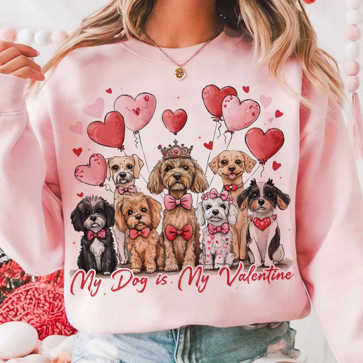 Dog Owner Valentines sweatshirt