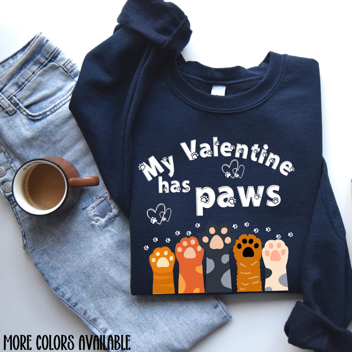 My Valentine Has Paws Sweater, Pet Owner Sweater