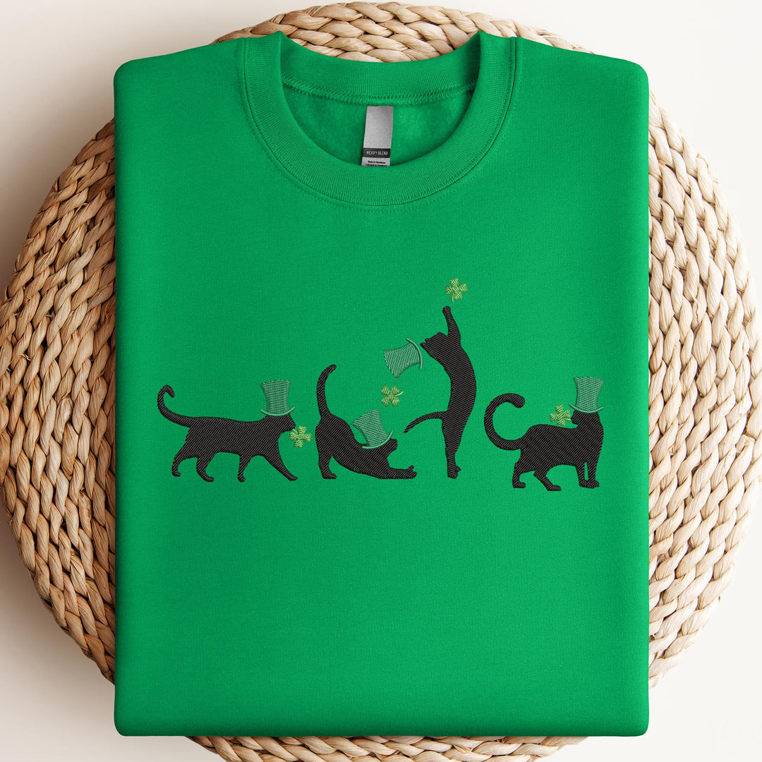 St Paddys Day Cat Lover Sweatshirt