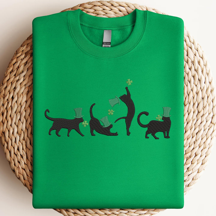 St Paddys Day Cat Lover Sweatshirt