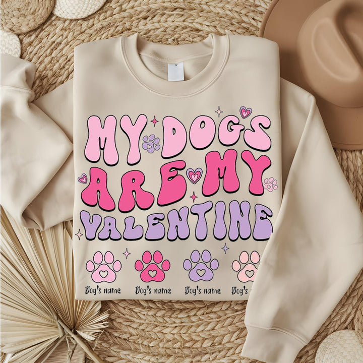 My dogs are my Valentine png sublimation design