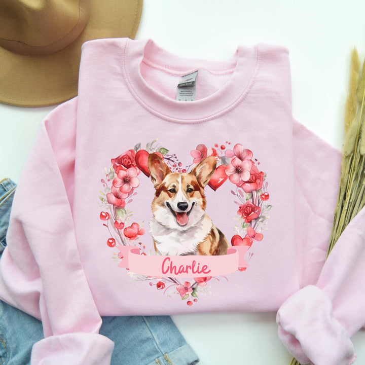 Custom Name Corgi Sweater