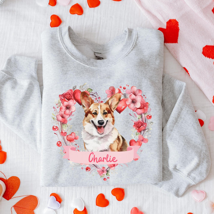 Custom Name Corgi Sweater