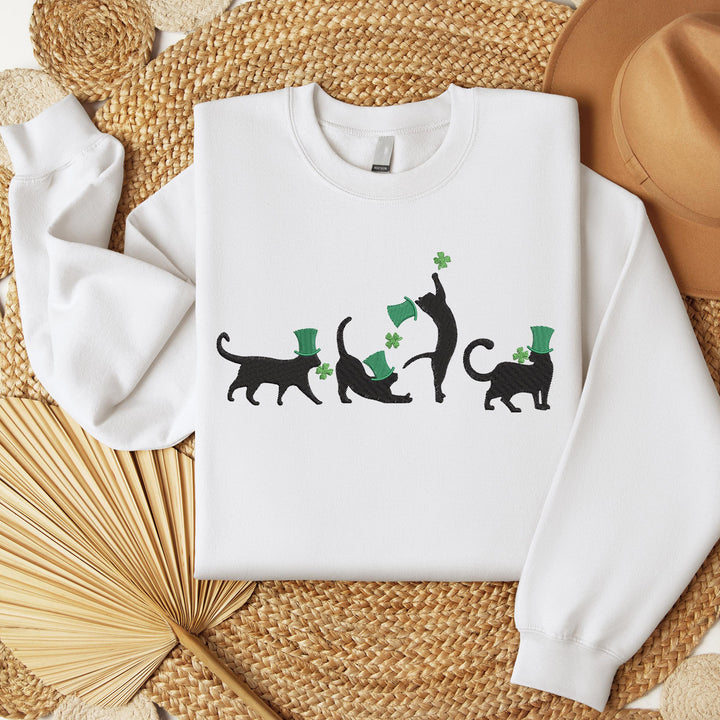 St Paddys Day Cat Lover Sweatshirt