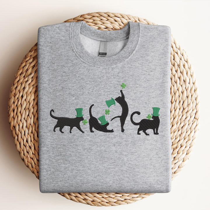 St Paddys Day Cat Lover Sweatshirt