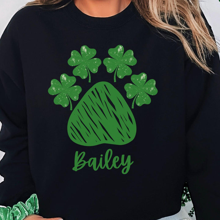 Custom St. Patrick's dog lover sweatshirt