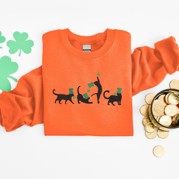 St Paddys Day Cat Lover Sweatshirt
