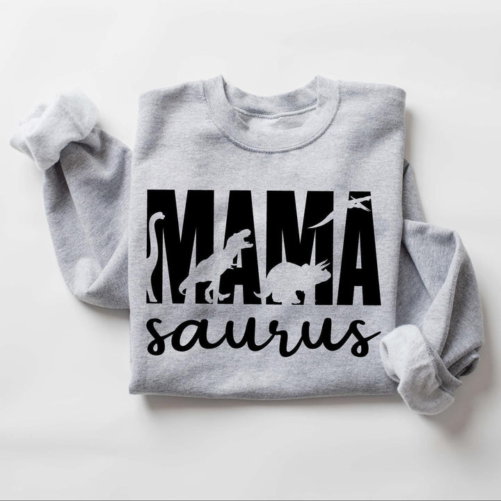 Custom  Mama Saurus Sweatshirt, Dinosaur Mom Sweatshirt