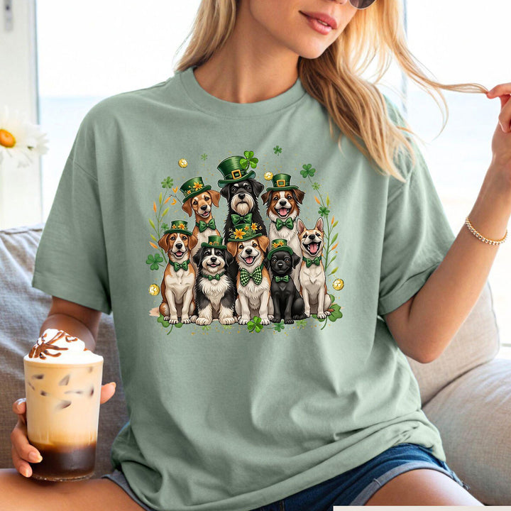 Sweat-shirt cadeau pour la Saint-Patrick, amoureux des chiens