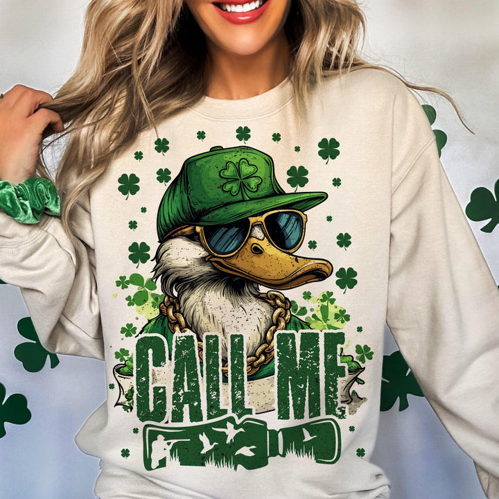 Nennen Sie mich St. Patricks Day Sweatshirt