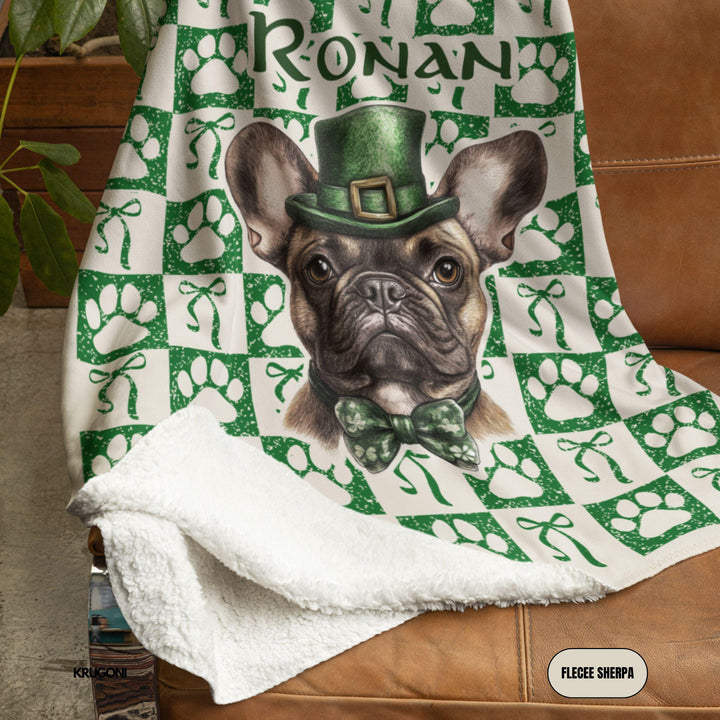 Personalized Pet Photo Blanket for Dog Mom