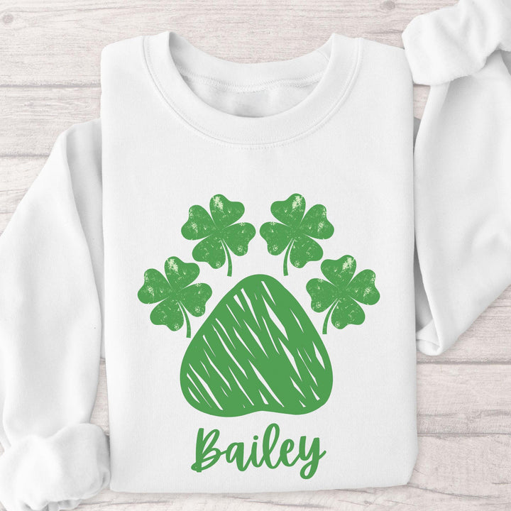 Custom St. Patrick's dog lover sweatshirt
