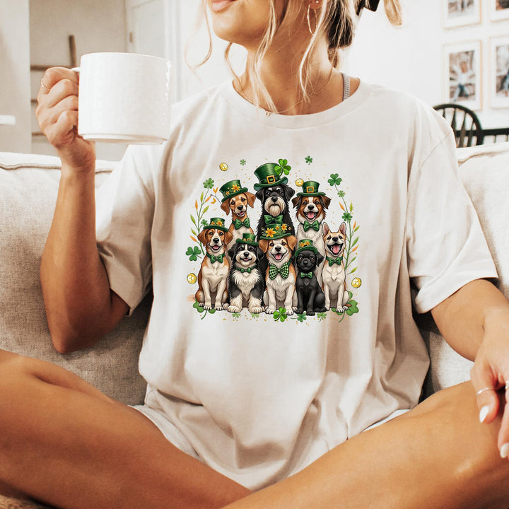 Sweat-shirt cadeau pour la Saint-Patrick, amoureux des chiens