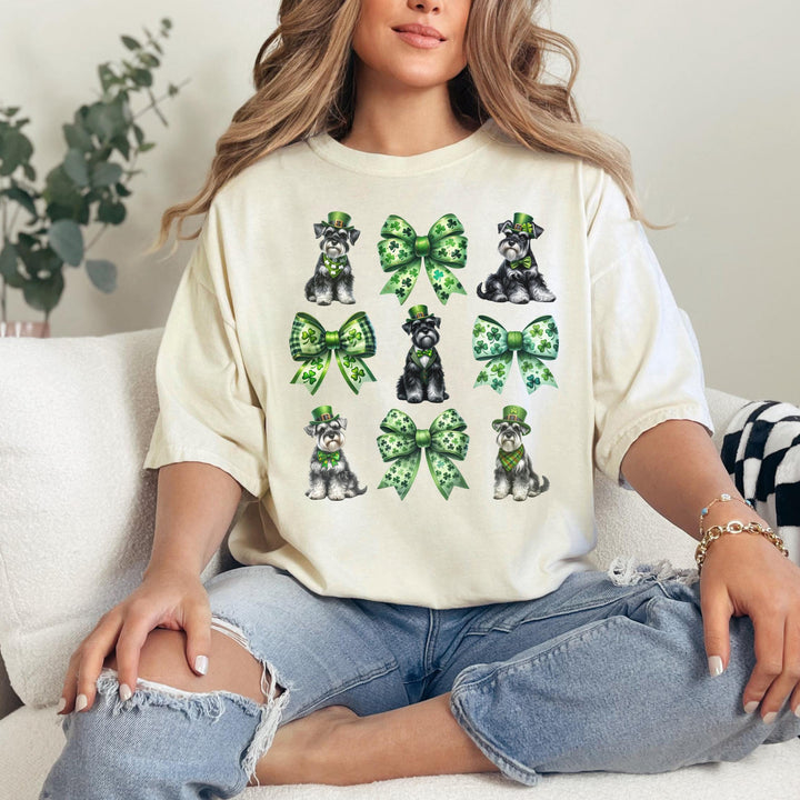 St Patrick Pet Retriever Shamrock Coquette Bows Sweatshirt