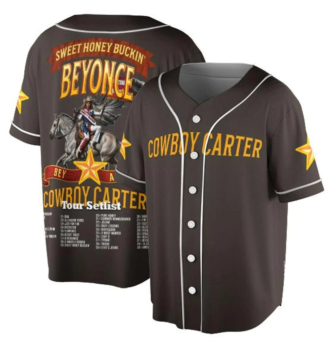 Cowboy Carter Tour Jersey, Beyonce Concert Jersey