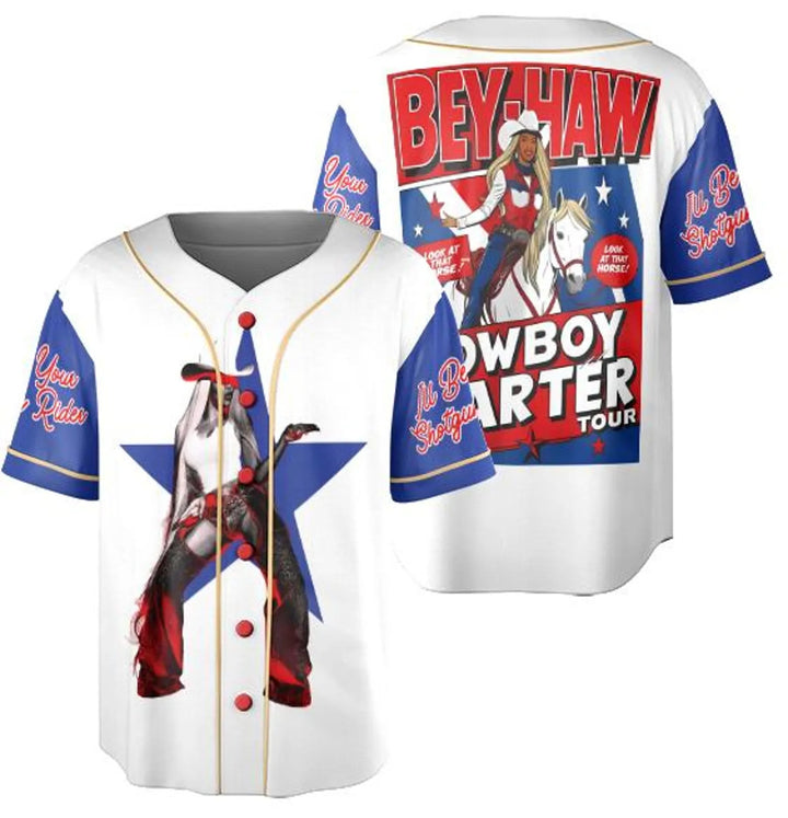Beyoncé Rodeo Chitlin Circuit Tour 2025 Jersey, Cowboy Carter Beyoncé Jersey, Beyhive Music Tee