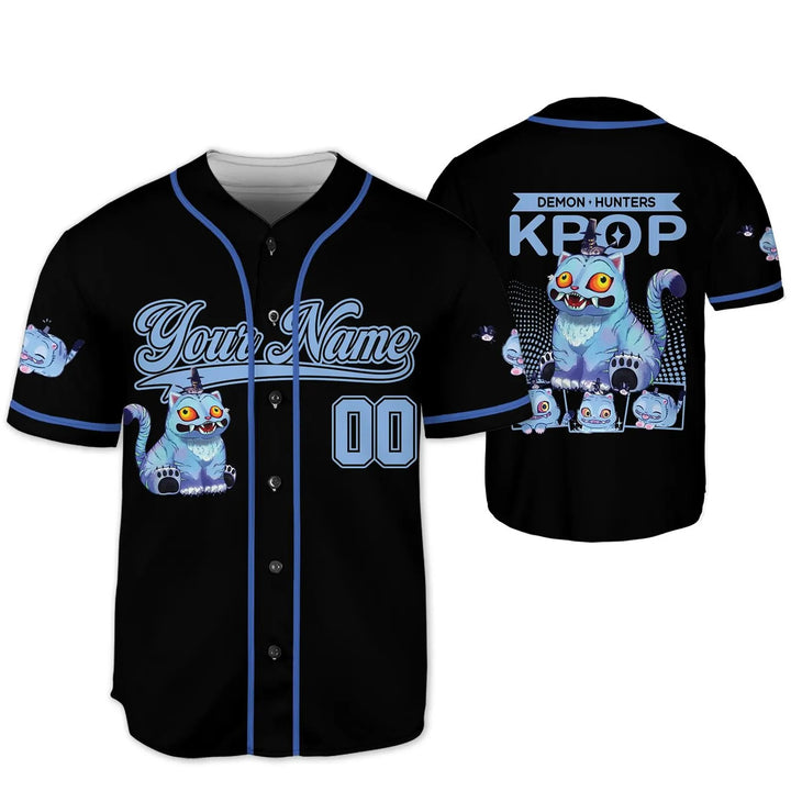 Demon Hunter Tiger Baseball Jersey, Hunters Tiger fan, Kpop Saja Boys Shirt, Kpop Demon Hunters