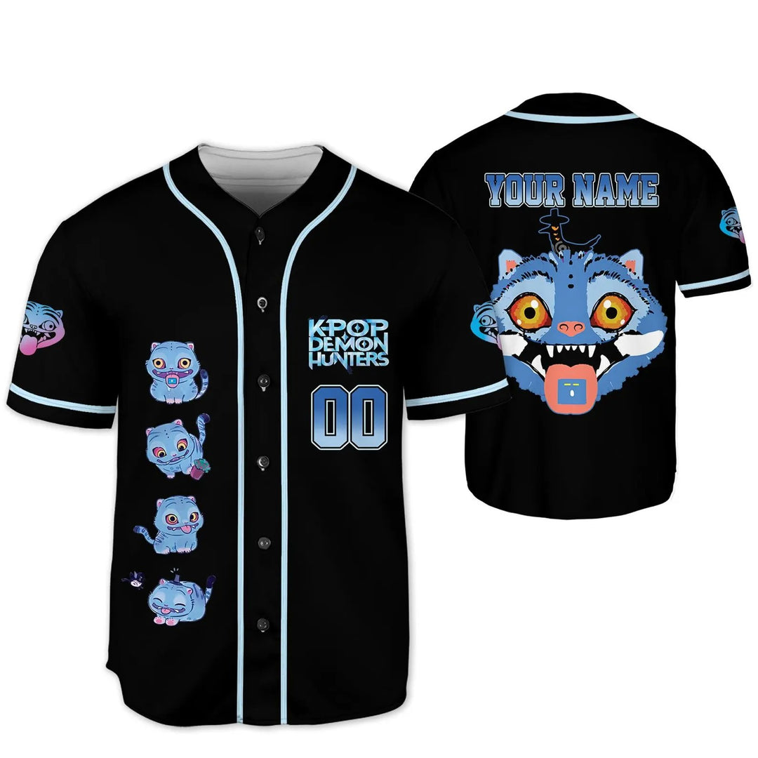 Saja Boys Baseball Jersey, Kpop Demon Hunter Villain Jersey