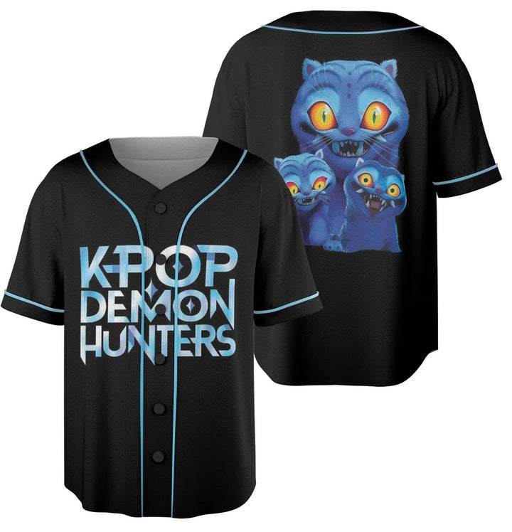 Saja Boys Baseball Jersey Kpop Demon Hunter Villain Jersey Kpop