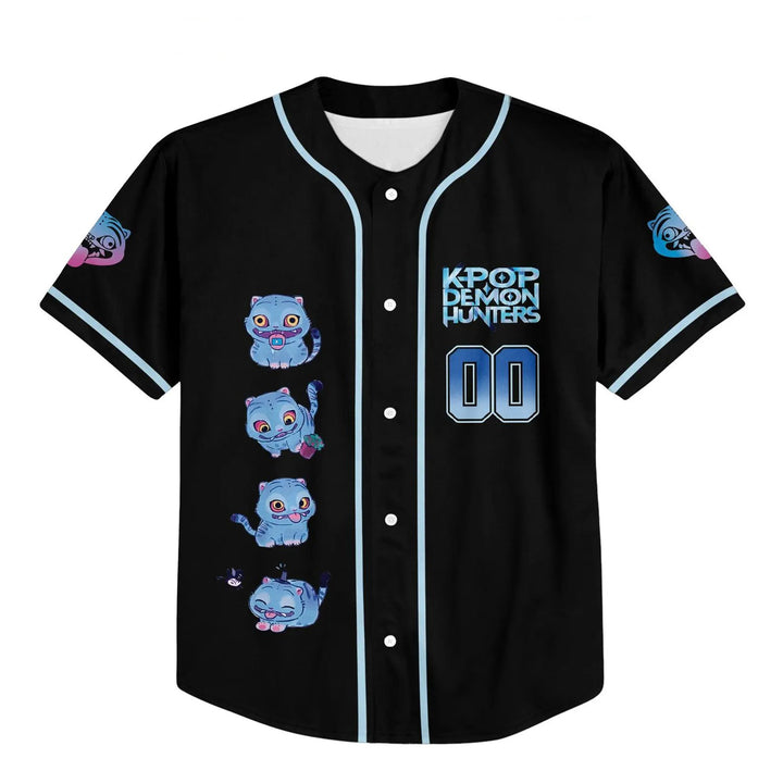 Saja Boys Baseball Jersey, Kpop Demon Hunter Villain Jersey