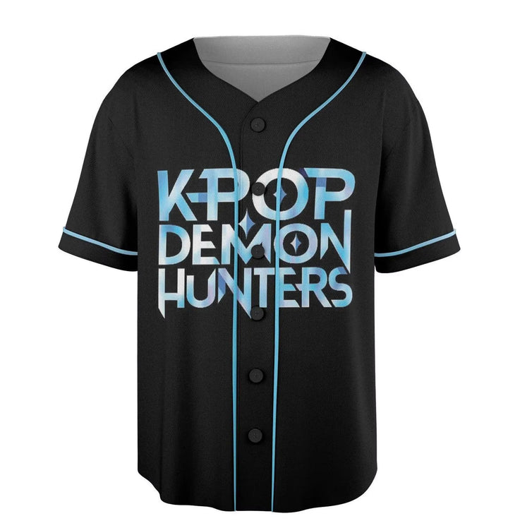 Saja Boys Baseball Jersey Kpop Demon Hunter Villain Jersey Kpop