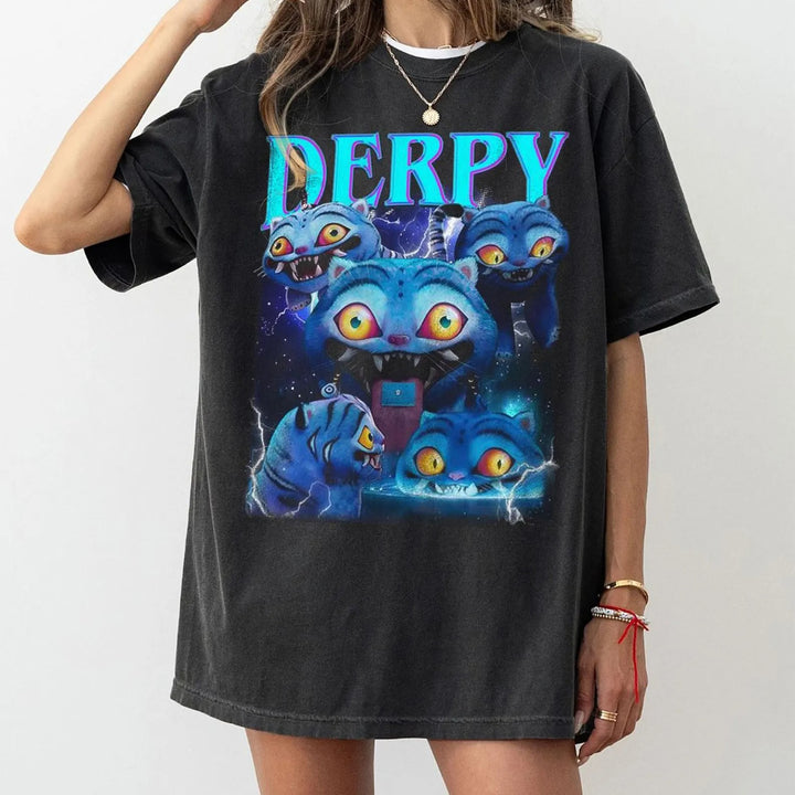 Kpop Demon Hunters Tiger Shirt, Derpy the Tiger And Bird Demon Hunter Tiger Tee, Hunters Tiger fan, Kpop Saja Boys Shirt, Kpop Demon Hunters