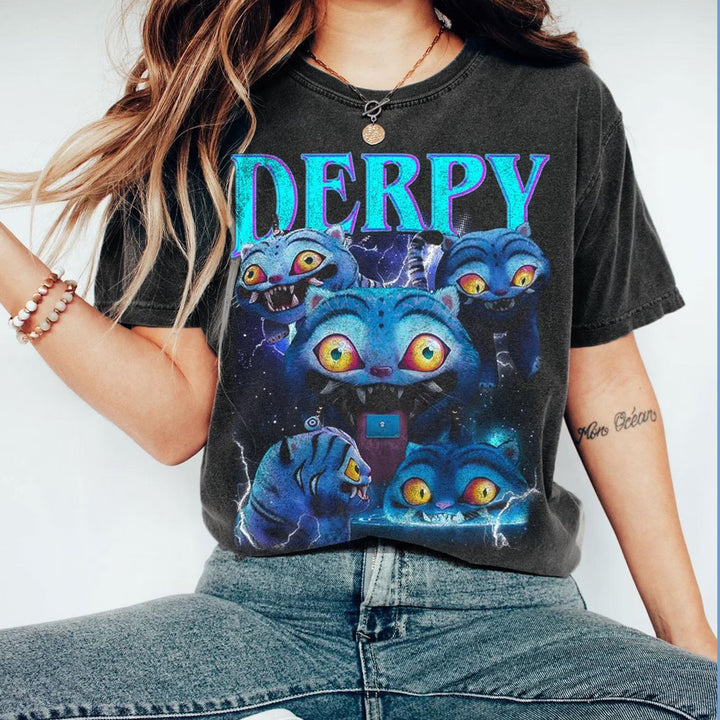 Kpop Demon Hunters Tiger Shirt, Derpy the Tiger And Bird Demon Hunter Tiger Tee, Hunters Tiger fan, Kpop Saja Boys Shirt, Kpop Demon Hunters